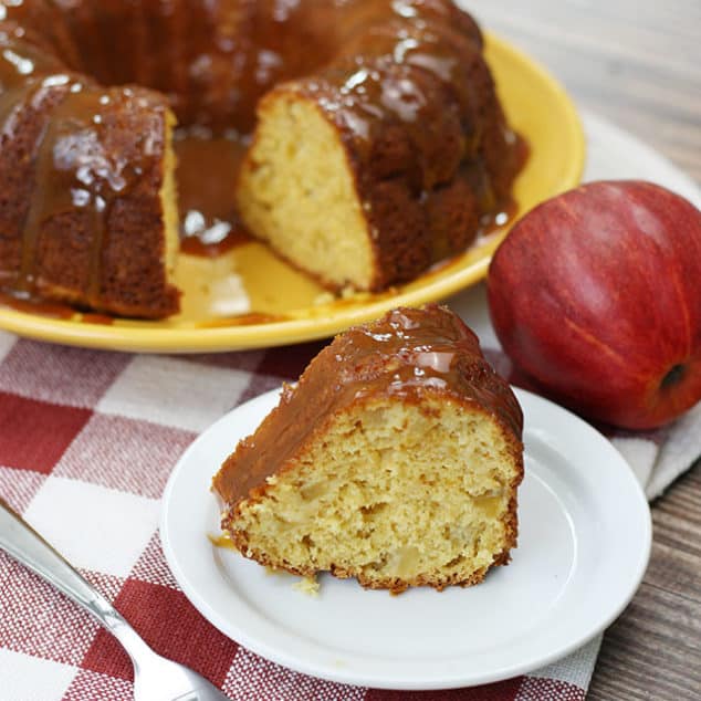 Cake Mix Caramel Apple Cake Mostly Homemade Mom