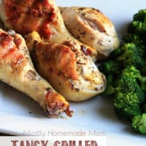 Tangy Grilled Chicken Drumsticks