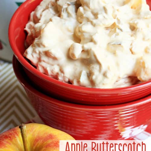 Apple Butterscotch Fluff Salad Mostly Homemade Mom