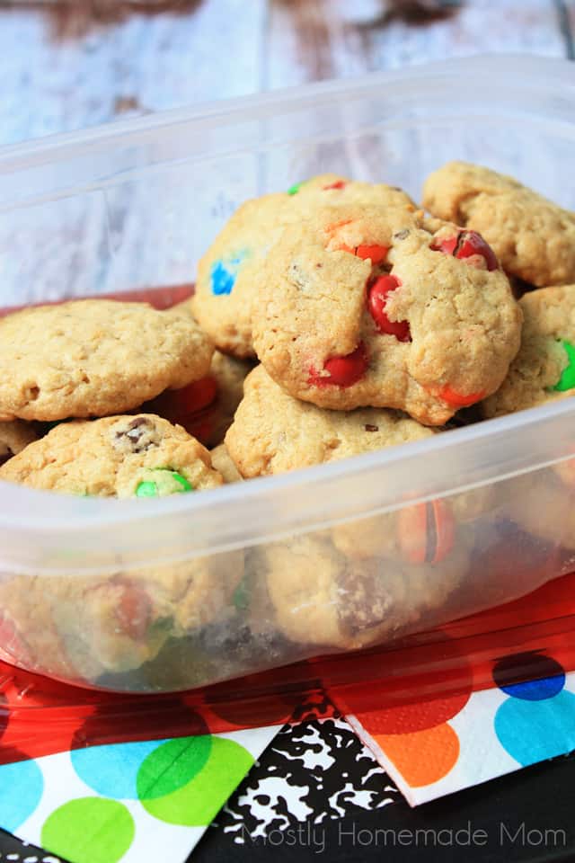 Lunch Box Monster Cookie Recipe