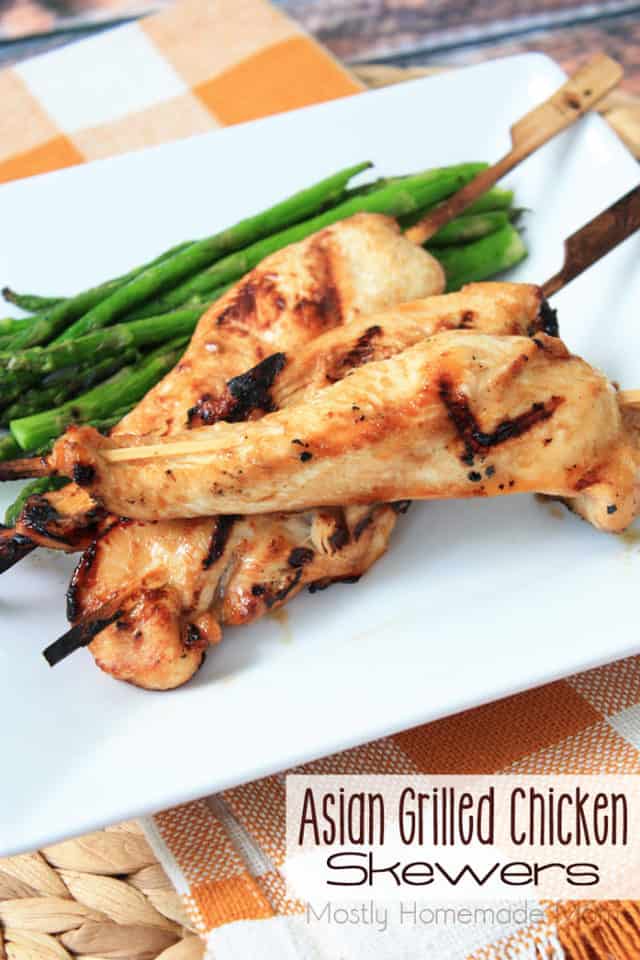 Asian Grilled Chicken Skewers
