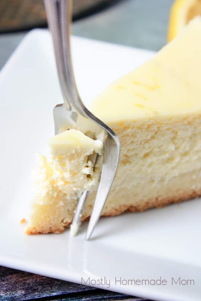 Lemon Cheesecake recipe with cream cheese