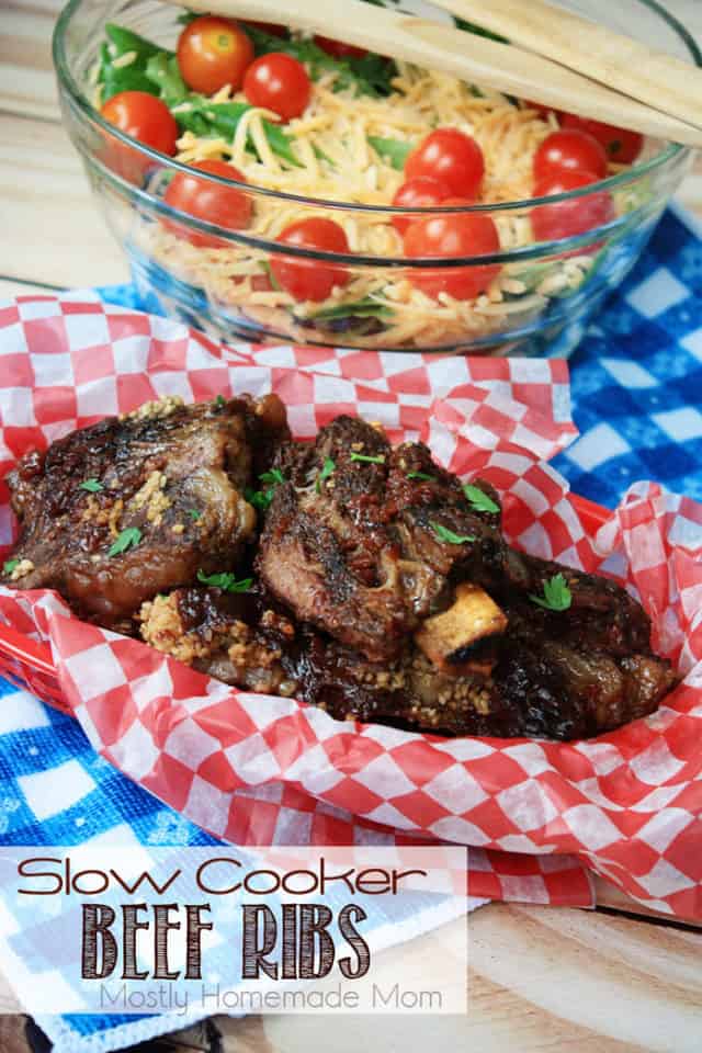 Slow Cooker Beef Ribs