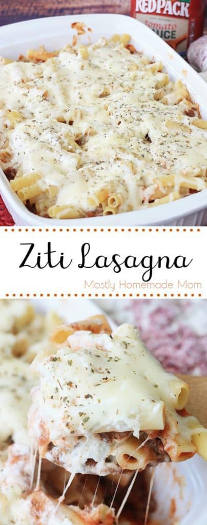 lazy man lasagna recipe with ziti