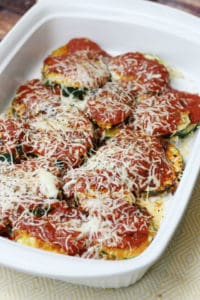 Zucchini Parmesan (VIDEO) - Mostly Homemade Mom